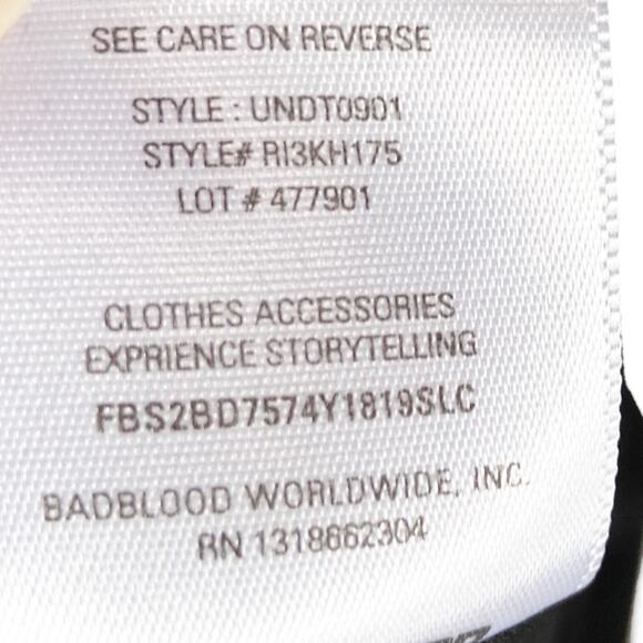 badblood Wide Leg High‎ Waisted Pant Korean Streetwear Brand Black Stretchy XS - Picture 10 of 10